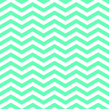 Turquoise zig zag pattern design with white background
