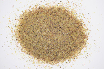 Closeup of Guggul Commiphora wightil Indian bdellium tree Gugal Gugul powder form used in Incense...