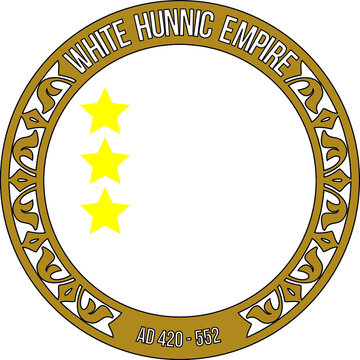 White Hun Empire 420 - 562 AD Founder AKSUVAR