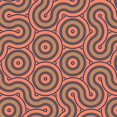 Colour Hehagon Tile Connection art background design illustration