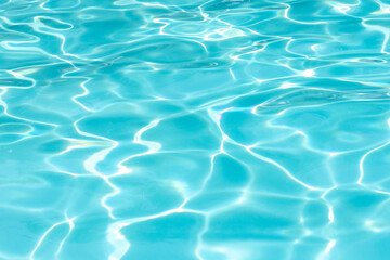 Fototapeta na wymiar blue swimming pool water