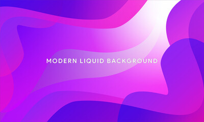 Modern purple colorful abstract liquid design. Vector illustration eps 10.