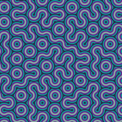 Fototapeta na wymiar Colour Hehagon Tile Connection art background design illustration