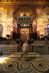 Baldachin,Basilica of Our Lady in Trastevere  © James Reininger