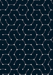 Obraz premium Colour Hehagon Tile Connection art background design illustration