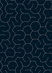 Obraz premium Colour Hehagon Tile Connection art background design illustration