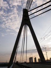 Fototapeta premium bridge at dusk