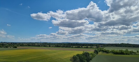 Obertshausen Landschaft mit Himmel