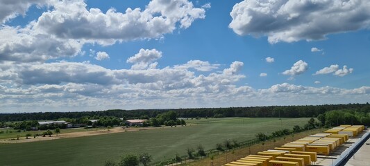 Obertshausen Landschaft mit Himmel