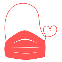 Safety breathing mask. Industrial safety N95 mask, dust protection respirator and breathing medical respiratory mask. Hospital or pollution protect face masking. Face pollution mask. Medical mask