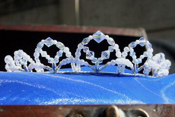 Beaded tiara
