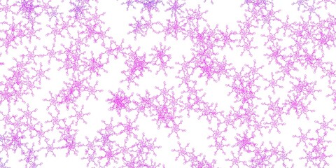 Light Purple vector background with bent lines.