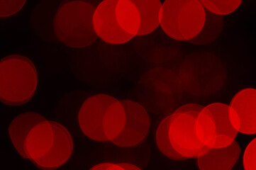 Background lights in defocus of different colors.