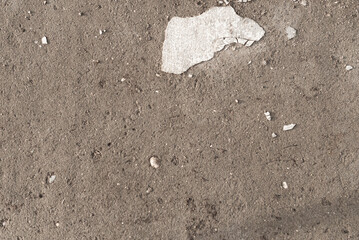 Background - Texture of gray cracked concrete pavement. place for text