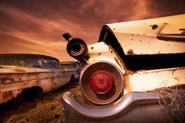 Old rusty car