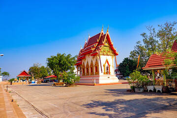 A beautiful view of Nong Khai city at Thailand.