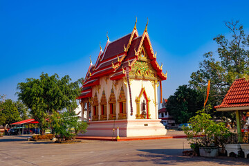 A beautiful view of Nong Khai city at Thailand.
