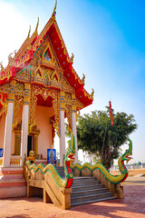 Fototapeta premium A beautiful view of Nong Khai city at Thailand.