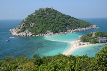 Fototapeta premium Ko Tao Island in Thailand, home of one of the most beautiful beaches in Asia