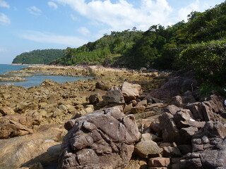 Coastline at Ko Chang Sarong Island in Thailand