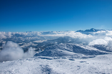 Obraz premium snow covered mountains