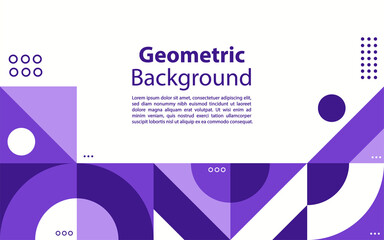 Geometric background. Simple shapes with trendy gradients. Graphic design element.