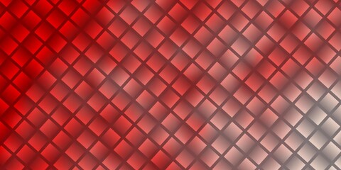 Light Red vector background with rectangles.