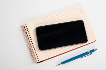 Vintage Drafting Iphone X With Notebook 