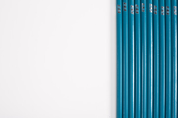 Vintage Turquoise Blue Drafting Pencils