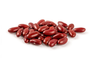  Red kidney beans isolated on white