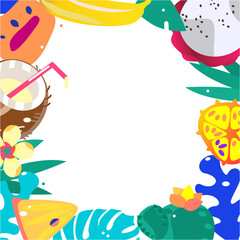 Fluid color badges set. Abstract shapes composition. Color bright Pattern