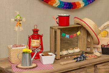 Typical brazilian june food. Sugary or sweet peanut, peanut brown sugar, raw peanut, roasted...