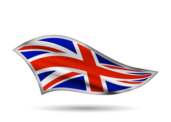 Dynamic Waving Flag of United Kingdom