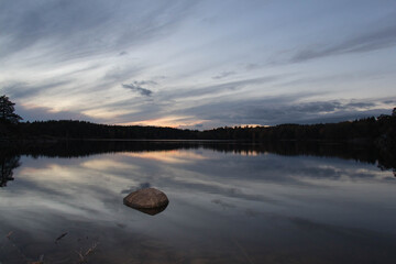 Swedish nature reserve, Tyresta National Park, Sweden.