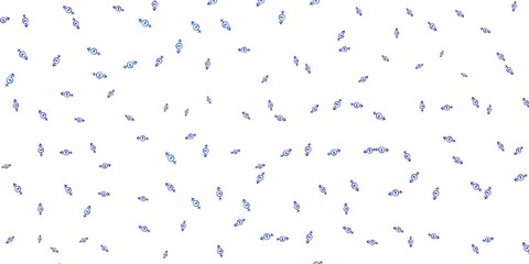 Light BLUE vector backdrop with woman's power symbols.