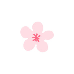 sakura flower doodle icon