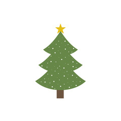Fototapeta premium christmas tree icon