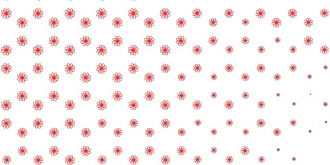 Light Orange vector pattern with curves.