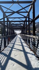 Puente nevado