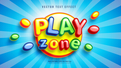 Play Zone  3d text style effect
