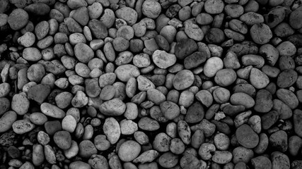 black pebble stone texture background