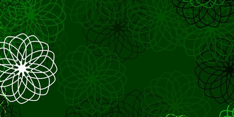 Light Green, Yellow vector layout with circle shapes.