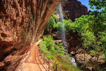 Emerald Pool Falls, Zion National Park, Utah