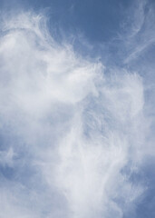 Beautiful clouds in the sky background with texture