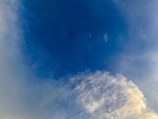 blue sky with clouds