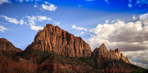 Afternoon Light on the Watchman, Zion National Park, Utah