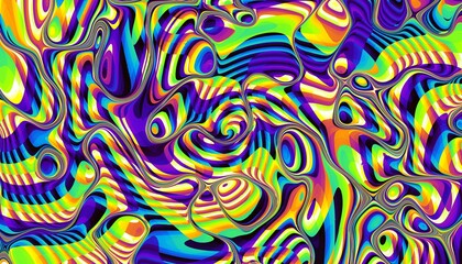Wavy abstract futuristic background