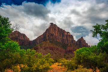 Clouds Over Zion Canyon, Zion National Park, Utah