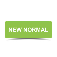New normal concept word icon vector