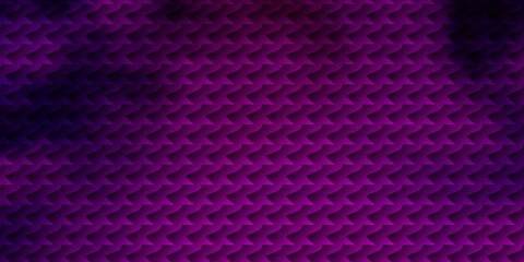 Fototapeta premium Dark Purple vector pattern in square style.